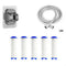 Shower Hose, Filter, & Wall Mount Bundle